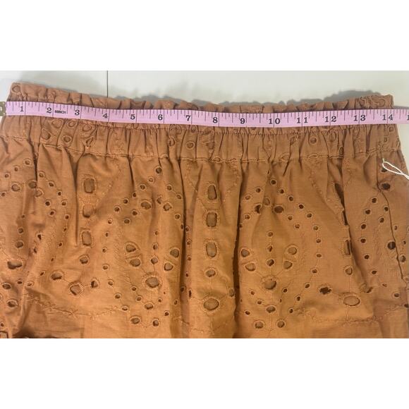 NWT Bishop&Young Large Orange Textured Fall Festival Boho Gypsy Midi Skirt - Picture 8 of 9